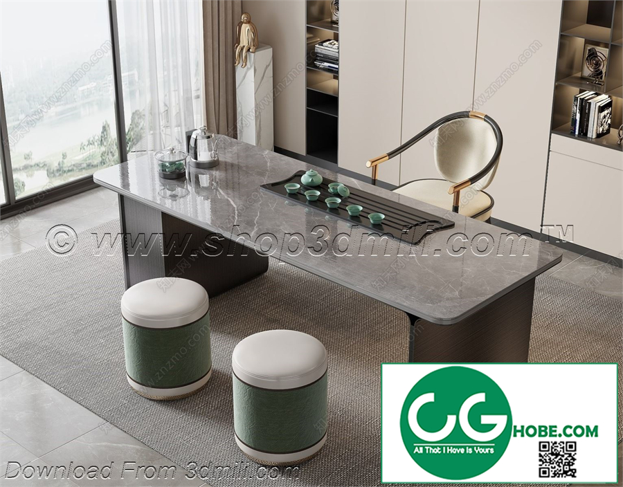 Tea Room 22 3D Model